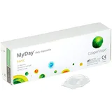 CooperVision MyDay Daily disposable Torisch Tageslinsen weich, 30 Stück / BC 8.6 mm / Dia 14.5 mm / CYL -1,25 ACHSE 80 / -5.25 dpt, zyl ax, Torische Kontaktlinse