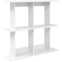 vidaXL Wandregal 80 x 20 x 75 cm Weiß