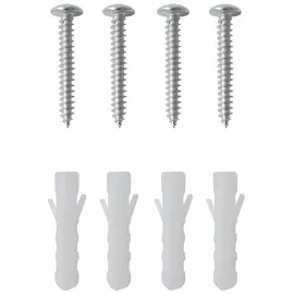 vidaXL Briefkasten Edelstahl 18/8 mit Zeitungsfach