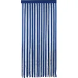 Wenko Türvorhang 90 x 200 cm Blau-Weiß