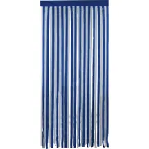 Wenko Türvorhang 90 x 200 cm Blau-Weiß