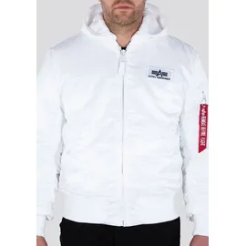 Alpha Industries Ma-1 Zh Back Print Jacke White / Black L