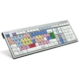 LogicKeyboard Avid Media Composer Slim Line Tastatur UK silber (LKB-MCOM4-AJPU-UK)