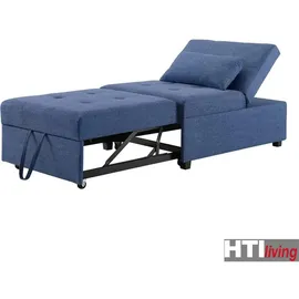 Hti-Living HTI-Living, Sessel, Schlafsessel Magarete Blau