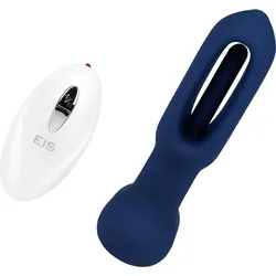 Analvibrator mit Lustreizer, 13,8 cm, dunkelblau