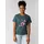wat? APPAREL T-Shirt Blume in Wasserfarbe 01 in Petrol | Gr.: 34