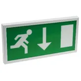 ChiliTec LED-Fluchtwegleuchte, 30 Leds, Erkennungsweite 25m, 27mm Flach