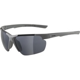 Alpina DEFEY HR - Verspiegelte und Bruchsichere Sport- & Fahrradbrille Mit 100% UV-Schutz Für Erwachsene, moon-grey matt,
