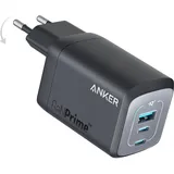 Anker Prime 67W 1A/2C Black (67 W), USB Ladegerät, Schwarz