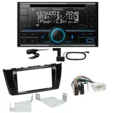 Kenwood DPX-7300DAB Bluetooth DAB CD USB Einbauset für Mitsubishi Space Star