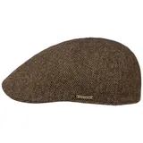 Stetson Flat Cap Texas Woolrich mit Schirm braun 63/XXL