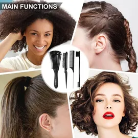 luxuskollektion Haarbürste Entwirrbürste Afro Lockiges Haar Set