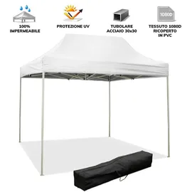 divina garden Faltpavillon 3 x 2 m Weiß