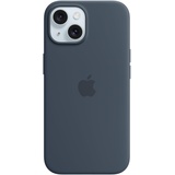 Apple Silikon Case mit MagSafe für iPhone 15 sturmblau (MT0N3ZM/A)