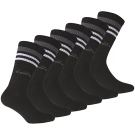 Diadora Socken 6er Pack Schwarz 43-46