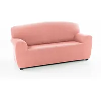 Sofakover® Sofaüberwurf Pocket Super elastisch, für 3-Sitzer-Sofas, atmungsaktiv, bequem und langlebig, einfach anzubringen, Maße 180-220 cm, Hellrosa