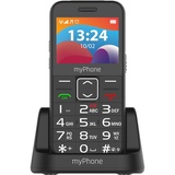 MP myPhone myPhone Halo 3 LTE Mobiltelefon für Senioren mit Ladestation großer 1400 mAh Akku SOS-Taste und Taschenlampe