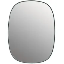 Muuto Framed Spiegel, small, dunkelgrün / glasklar