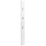 [en.casa] Hakenleiste Hansnes 15 x 165 x 3 cm Weiß