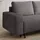 m-punkt Wohnlandschaft Ecksofa RIMINI Cord Grau