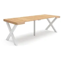 SKRAUT HOME Konsolentisch 222 x 73 x 90 cm Eiche/braun