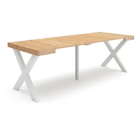 SKRAUT HOME Konsolentisch 222 x 73 x 90 cm Eiche/braun