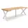 SKRAUT HOME Konsolentisch 222 x 73 x 90 cm Eiche/braun