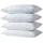 Homescapes Kissenbezug Homescapes 40 x 80 cm Weiss