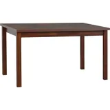 Esstisch ausziehbar mit 30 cm Einlegeplatte Alba 1 Nussbaum 120-150x80x78 cm - Braun