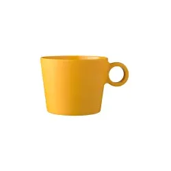 Mepal Bloom Cappuccinotasse Outdoor Geschirr Melamin, 375 ml 105954581700  , Farbe: pebble yellow