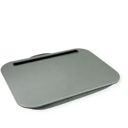 VALUE Knietablett / Laptop-/Tablet-Ablage mit Kissen, grau