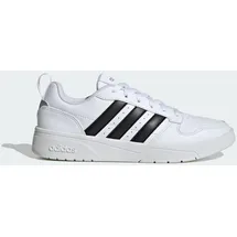 adidas COURTWAVE SCHUH - Cloud White / Core Black / Silver Metallic - 36 2/3