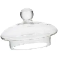 GALPADA Teekanne Deckel Ersatz aus Glas für 400ml Teekanne mit Glatten Kanten und Elegantem Design als Deckel für Familie und Party
