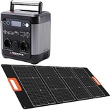 YARD FORCE Tragbare Powerstation LX Bundle mit 518Wh Batterie und 100W Solarpanel für ultimative Camping- und Portable Stromlösungen