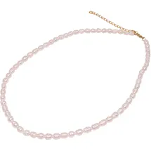 FIRETTI Perlenkette Schmuck Geschenk Messing Gold/Weiß 41