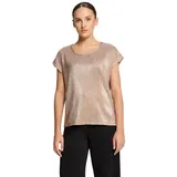 Betty Barclay Casual-Shirt mit Glanzeffekt in Beige | Gr.: 46