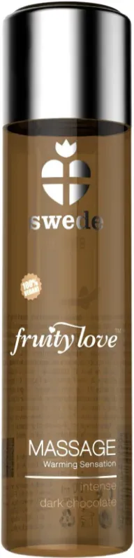 SWEDE - FRUITY LOVE MASSAGEÖL MIT WÄRMENDEM EFFEKT INTENSIVE DUNKLE SCHOKOLADE 120 ML