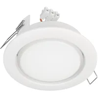 Ledscom.de LED Einbaustrahler Zobe II flach GX53 weiß matt