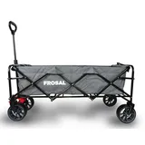 Frosal Bollerwagen Oskar faltbar grau