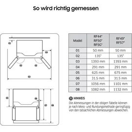 Samsung RF50C530ES9/EF RF5000 French Door (495 l, 1776 mm hoch, Edelstahl)