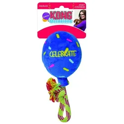 KONG Occasions Birthday Balloon Blue Large