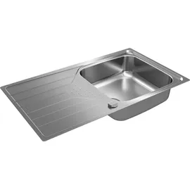 Teka Universe 50 T-XP 1B 1D PLUS AUTO Edelstahlspüle Poliert - Silber