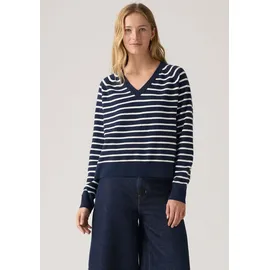 Levi's V-Ausschnitt-Pullover Blau XS