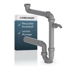Kirchhoff Raumspar Siphon Küchenspüle Eco Save