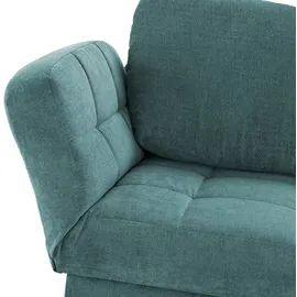 Nehl Liege Greta Mikrofaser 182 x 79 x 86 cm Türkis/Petrol mit Schlaffunktion