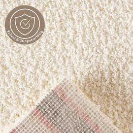 Andiamo Teppichboden ANDIAMO "Softness, Velours, Gesamthöhe 17 mm, Luxusklasse LC5", beige (creme), B:400cm L:600cm, Kunstfaser, Teppiche, Uni Farben, Breite 400 cm, besonders weich, Wohnzimmer, Schlafzimmer