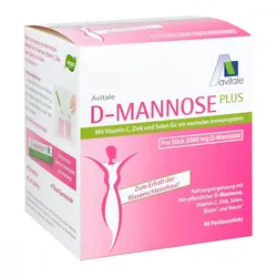 D-Mannose Plus 2000 mg mit Vitamine und Mineralstoffe Sticks