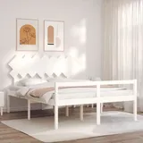 Prolenta Premium Seniorenbett Mit Kopfteil 140x190 Cm Weiß