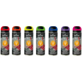 soppec Baustellenmarkierspray FLUO TP Leuchtrot 0,5 l