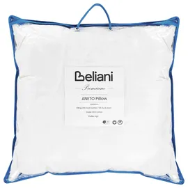 Beliani Kopfkissen Aneto Hoch 80 x 80 cm Weiß